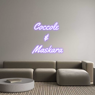 Scritta Neon Led Personalizzata Coccole 
& 
...