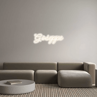 Scritta Neon Led Personalizzata Giuseppe