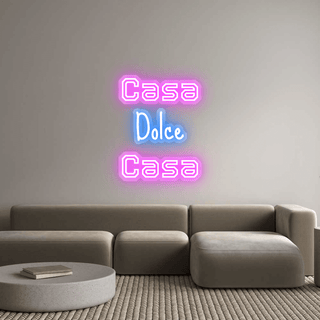 Scritta Neon Led Personalizzata Casa
Dolce
...