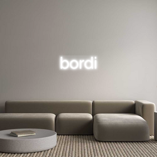 Scritta Neon Led Personalizzata bordi